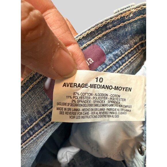 Gloria Vanderbilt Sz 10 Amanda Straight Leg Stretch Classic Fit Denim Jeans - Picture 8 of 8